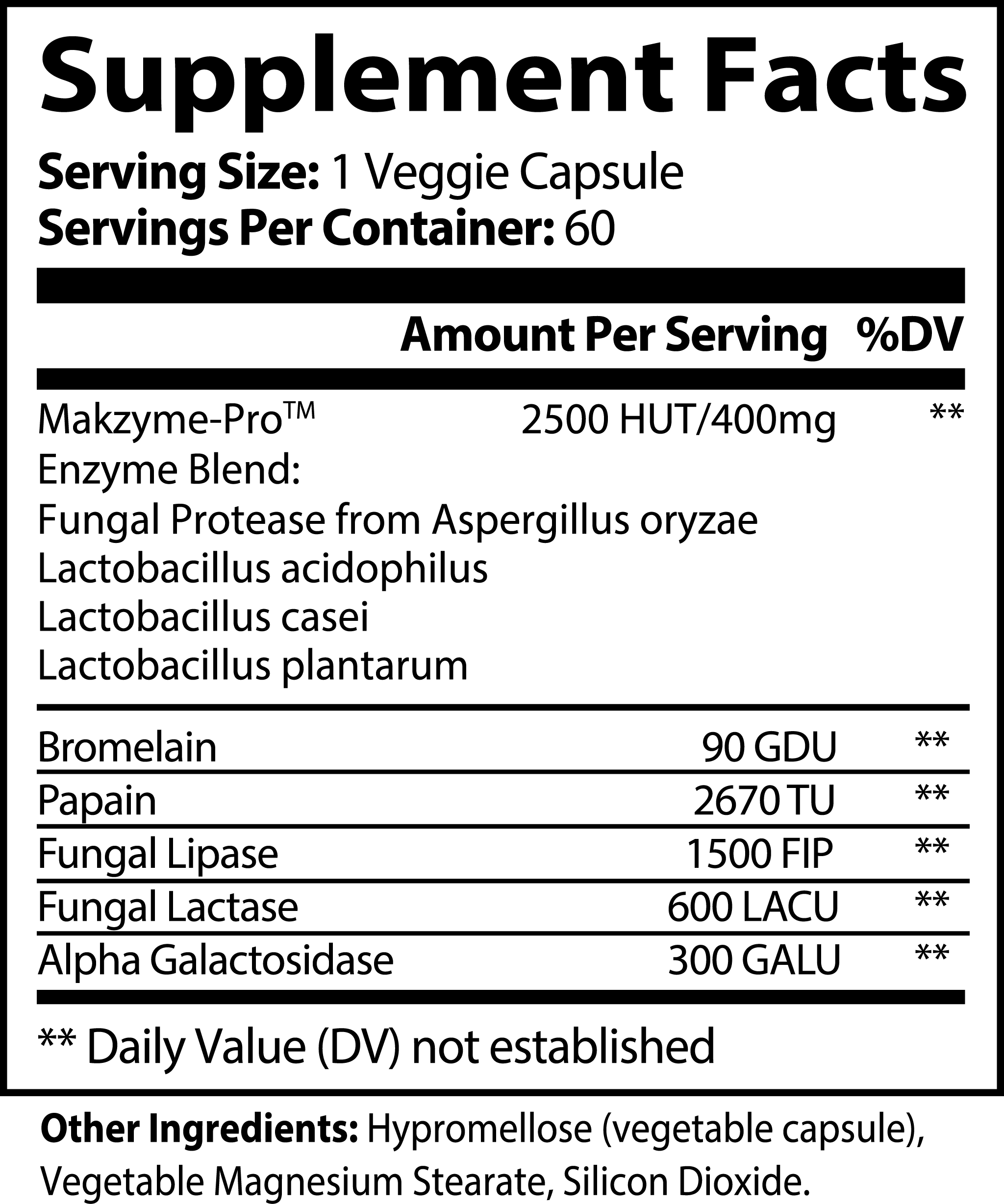 Digestive Enzyme Advanced Blend