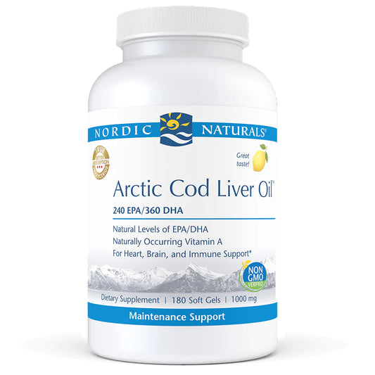 Arctic Cod Liver Oil( Soft Gel Lemon)