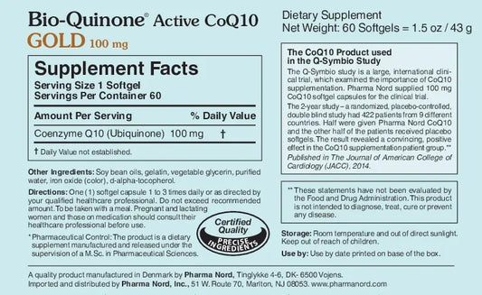 Bio-Quinone Active CoQ10 GOLD 100 mg