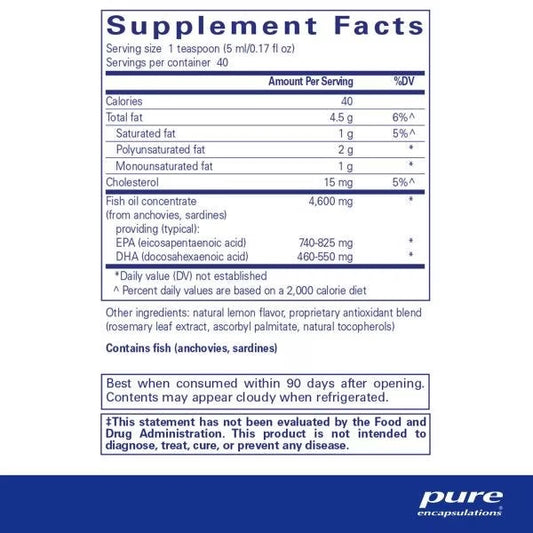 PureNutrients EPA/DHA Liquid
